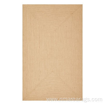 plain colour Natural fiber jute rugs carpets